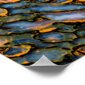 Petrified Dinosaur Bone Poster (Ecke)