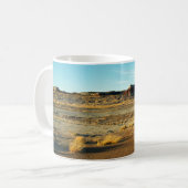 Petrified Forest Desert Arizona Landschaftsbild Fo Kaffeetasse (Vorderseite Links)