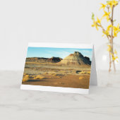 Petrified Forest Desert Arizona Landschaftsbild Fo Karte (Gelbe Blume)