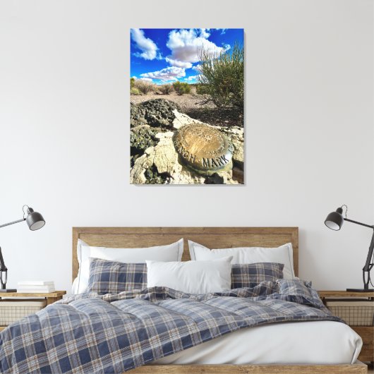 Petrified Forest Mark Leinwanddruck (Insitu (Schlafzimmer))