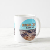 Petrified Forest National Park Arizona Vintag Kaffeetasse (VorderseiteRechts)