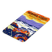 Petrified Forest National Park Arizona Vintag Magnet (Linke Seite)