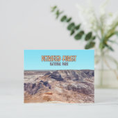 Petrified Forest National Park Arizona Vintag Postkarte (Stehend Vorderseite)