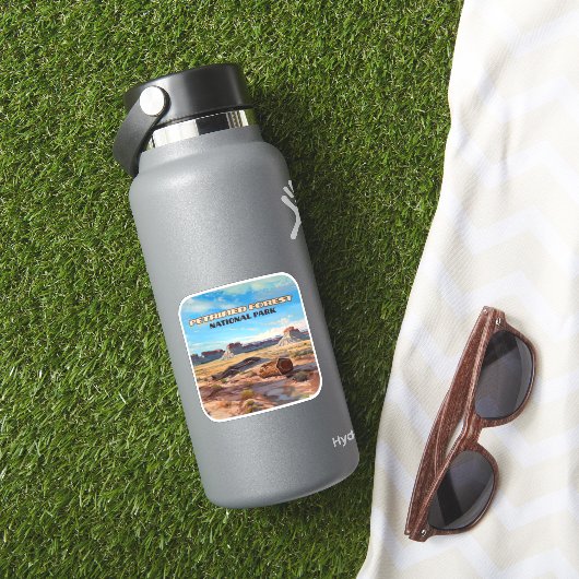 Petrified Forest National Park Arizona Wüste Aufkleber (HydroFlask Insitu)