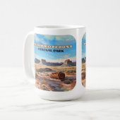 Petrified Forest National Park Arizona Wüste Kaffeetasse (Vorderseite Links)
