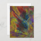 Petrified Wood Postkarte (Vorne/Hinten)