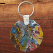 Petrified wood texture schlüsselanhänger (Vorderseite)