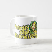 Petrify the Patriarchate Medusa Feminist Gorgon Kaffeetasse (Vorderseite Links)