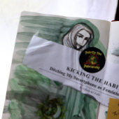 Petrify the Patriarchy feminist medusa Runder Aufkleber