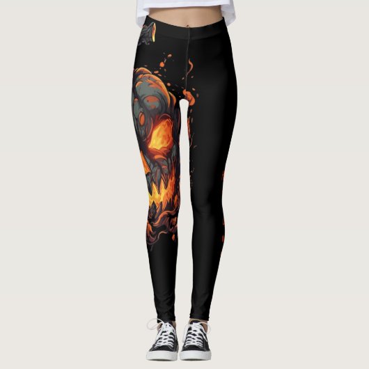 Petrifying Pumpkin Leggings (Vorderseite)