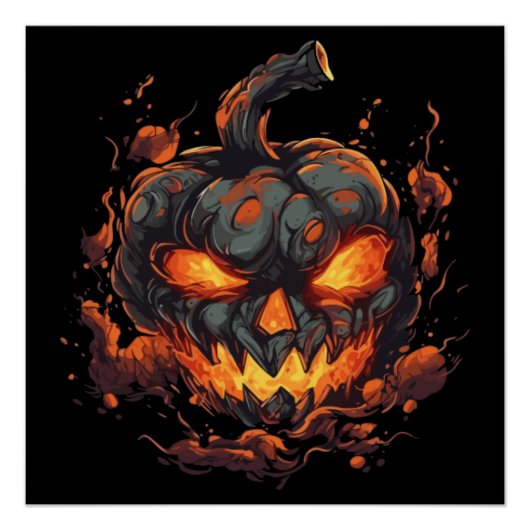 Petrifying Pumpkin Poster (Vorderseite)