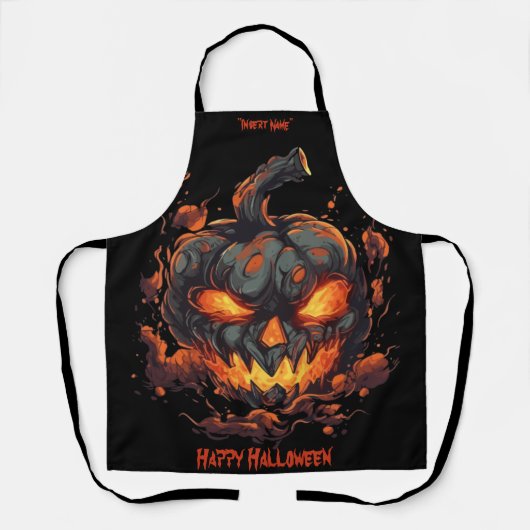 Petrifying Pumpkin Schürze (Vorderseite)