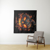 Petrifying Pumpkin Wandteppich (Beispiel (Horizontal))