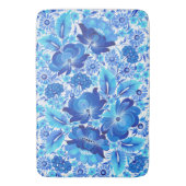 Petrikivka Ukrainian traditional folk art. Badematte (Vorderseite Vertikal)