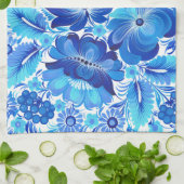 Petrikivka Ukrainian traditional folk art.  Geschirrtuch (Gefaltet)