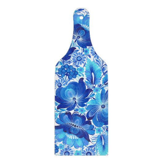 Petrikivka Ukrainian traditional folk art.  Schneidebrett (Vorderseite)