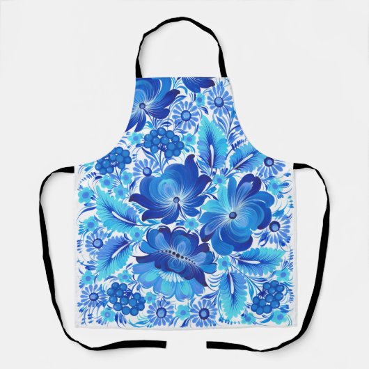 Petrikivka Ukrainische traditionelle Volkskunst.  Schürze (Vorderseite)