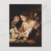 Petrini, Giuseppe Antonio Heilige Familie 1700-175 Postkarte (Vorderseite)