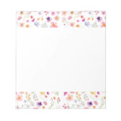 Petrischalen Notepad - Weißblütenbrillanz Notizblock (Vorderseite)