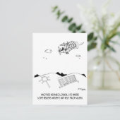 Petroglyph Barcode Postkarte (Stehend Vorderseite)