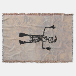 Petroglyph Female in zeremonieller Kleidung Decke