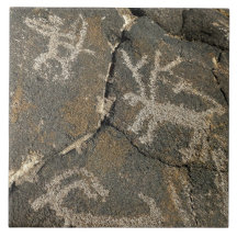 Petroglyph-Keramik