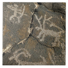 Petroglyph-Keramik Fliese