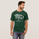 Petroglyph Panel Die große Jagd T-Shirt (Vorne ganz)
