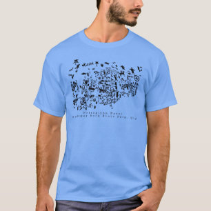Petroglyph Panel Newspaper Rock Staat Park T - Shi T-Shirt