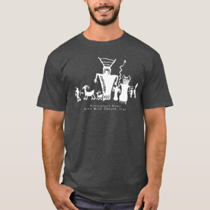 Petroglyph Panel Nine Mile Canyon, Utah T - Shirt