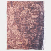 Petroglyph Panel - Rochester Creek, Fleece Blanket (Vorderseite)