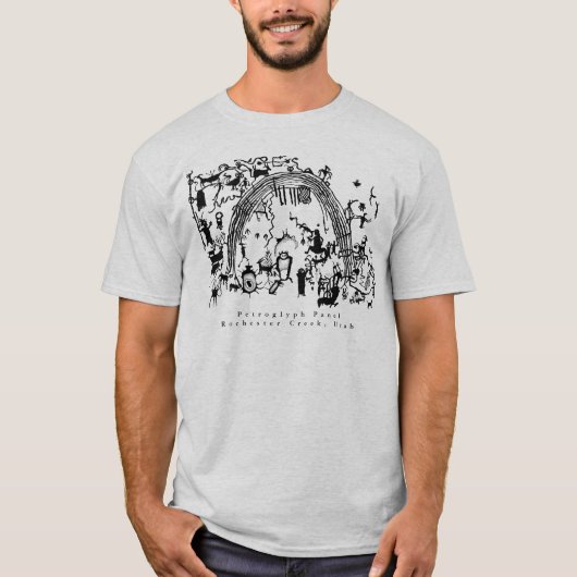 Petroglyph Panel - Rochester Creek, Utah T - Shirt (Vorderseite)