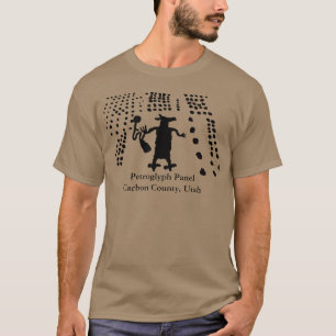 Petroglyph Panel Spiderfrau und Coyote T-Shirt