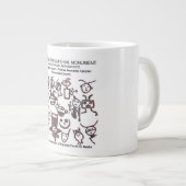Petroglyph-Sammlung Gesicht und Masken Jumbo-Tasse (Vorderseite Rechts)