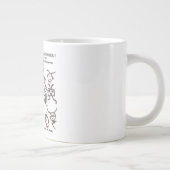Petroglyph-Sammlung Gesicht und Masken Jumbo-Tasse (Rechts)