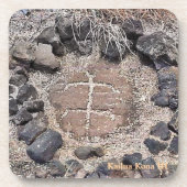 Petroglyphe-Foto-Untersetzer Untersetzer (Vorderseite)