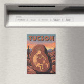 Petroglyphe Tuscon Arizona Reise Magnet (In Situ (Geschirrspüler))