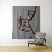 Petroglyphen African Cave Art - Antike Tiere Wandteppich (Beispiel)