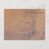 Petroglyphen - Chaco Canyon Postkarte (Vorderseite)