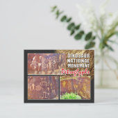 Petroglyphen, Dinosaur-Nationaldenkmal, Utah Postkarte (Stehend Vorderseite)