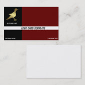 Petroglyphen Gold Bird-Logo Visitenkarte (Vorne/Hinten)