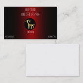 Petroglyphen Gold Goat Logo Visitenkarte (Vorne/Hinten)