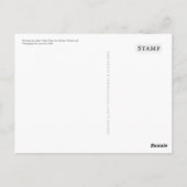 Petroglyphen Postkarte (Rückseite)