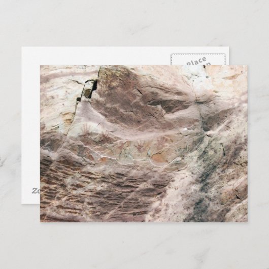 Petroglyphen Postkarte (Vorne/Hinten)