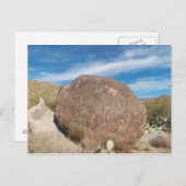 Petroglyphen Postkarte (Vorne/Hinten)