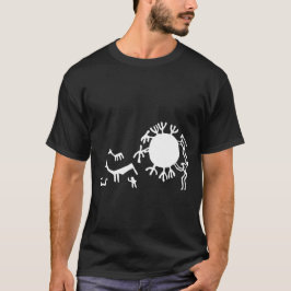 Petroglyphen Rock Carvins in Tanum T - Shirt