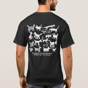 Petroglyphen von Hunden, Kojoten und Fuchs T-Shirt