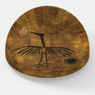 Petroglyphs Altes Mama-Thunderbird-Ei Briefbeschwerer