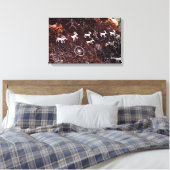 PETROGLYPHS NEVADA DESERT AMERIKAN SÜDWEST LEINWANDDRUCK (Insitu (Schlafzimmer))