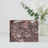 PETROGLYPHS NEVADA DESERT AMERIKAN SÜDWEST POSTKARTE (Stehend Vorderseite)